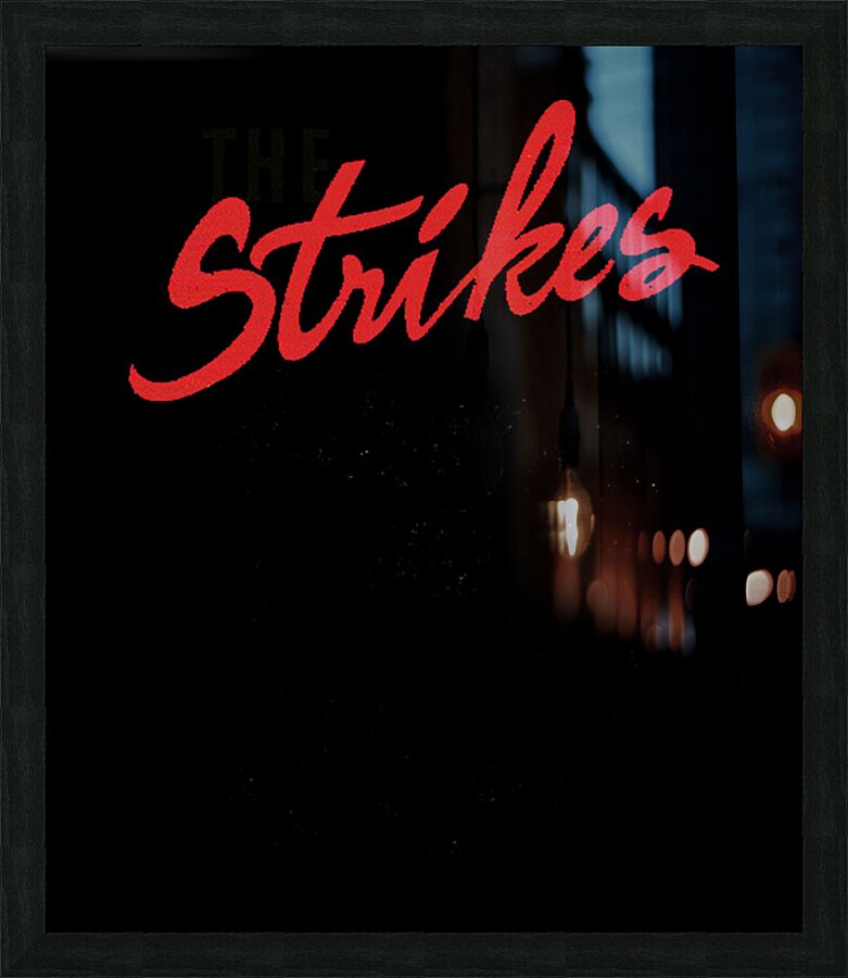 The Strokes 34 Picture Frame print