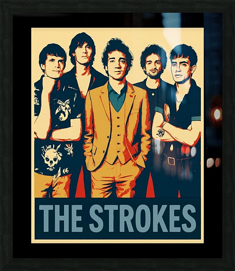 The Strokes 44 Picture Frame print