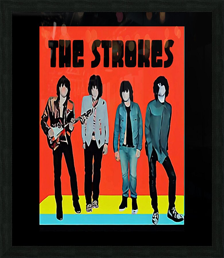 The Strokes 53 Picture Frame print