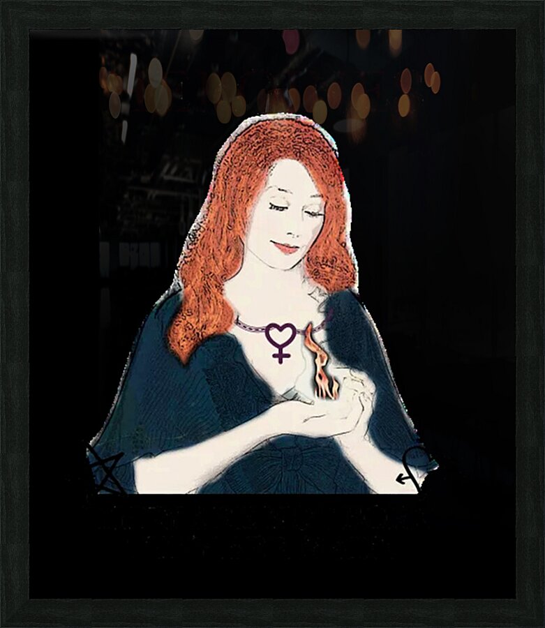 tori amos 21 Picture Frame print