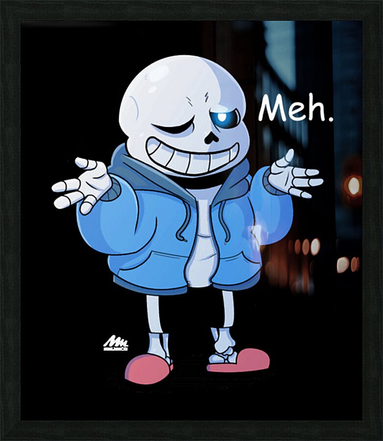 Undertale 6 Picture Frame print