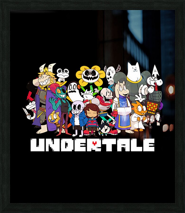 Undertale 7 Picture Frame print