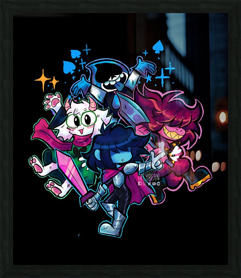 Undertale 10 Picture Frame print