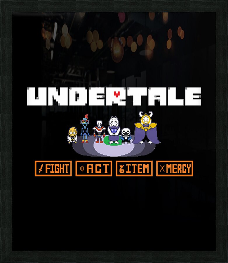 Undertale 11 Picture Frame print