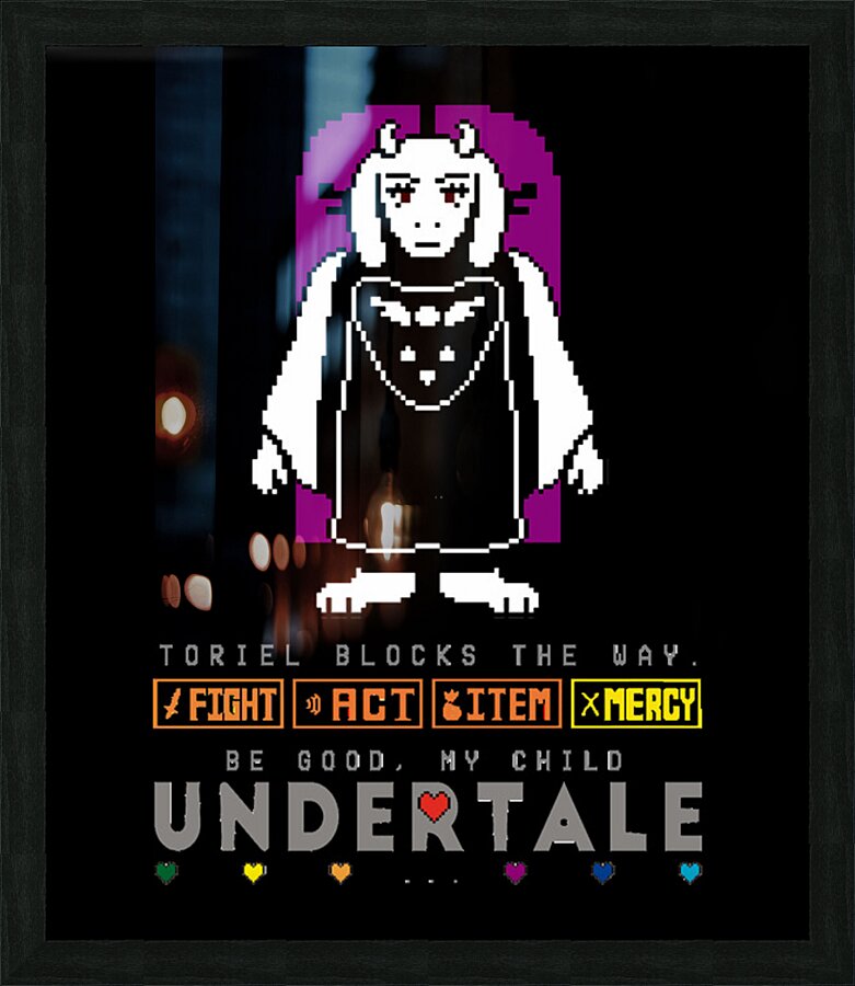 Undertale 17 Picture Frame print