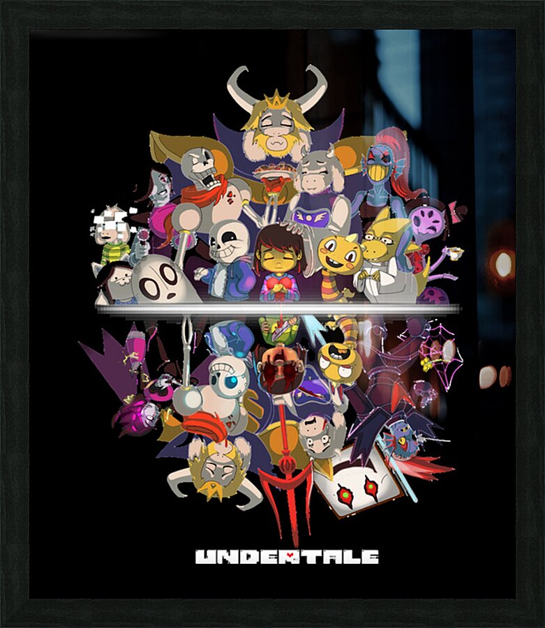Undertale 23 Picture Frame print