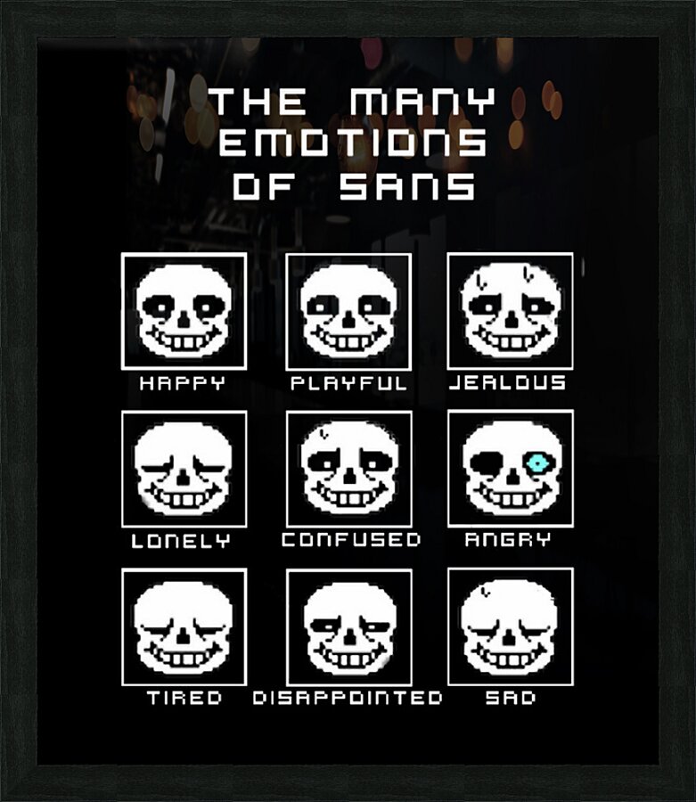 Undertale 27 Picture Frame print