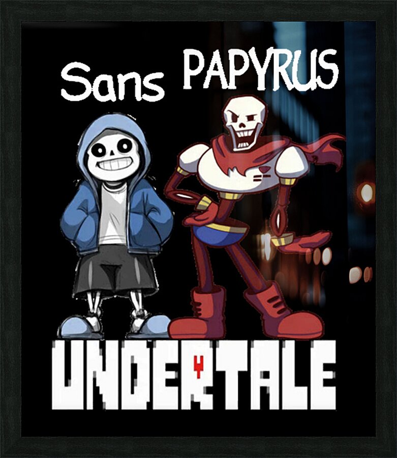 Undertale 31 Picture Frame print