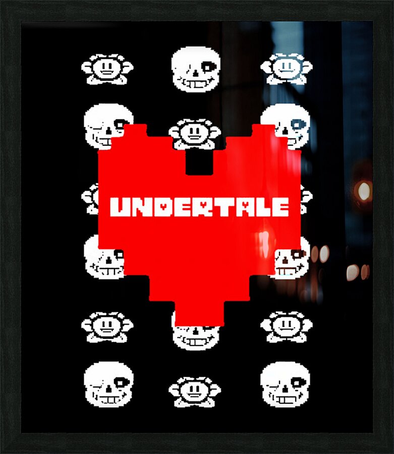 Undertale 34 Picture Frame print