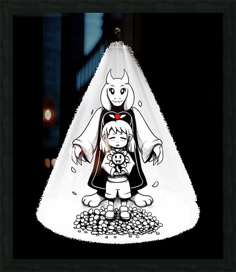 Undertale 40 Picture Frame print
