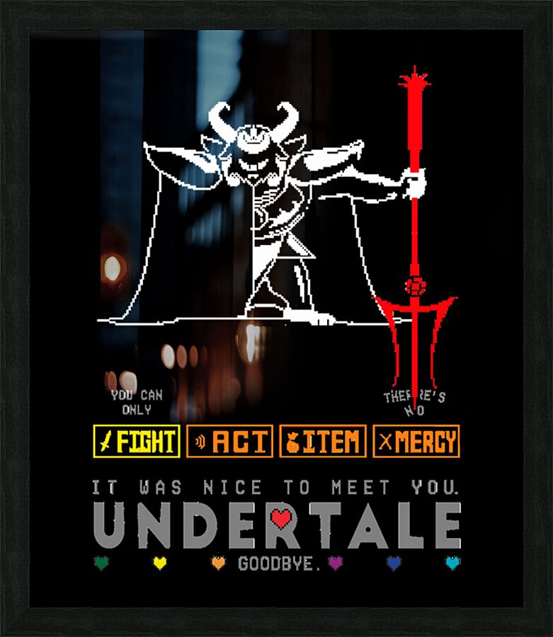 Undertale 49 Picture Frame print