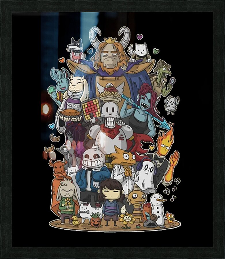 Undertale 51 Picture Frame print