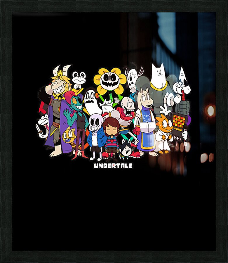 Undertale 60 Picture Frame print