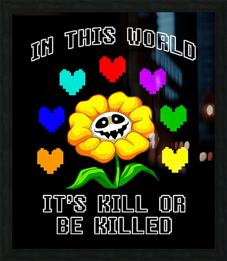 Undertale 62 Picture Frame print