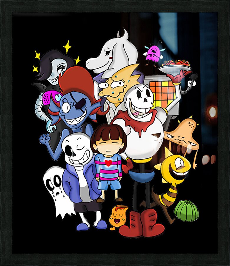 Undertale 2 Picture Frame print