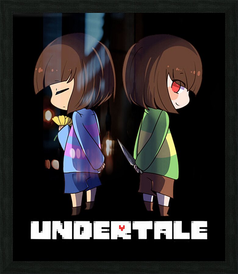 Undertale 5 Picture Frame print