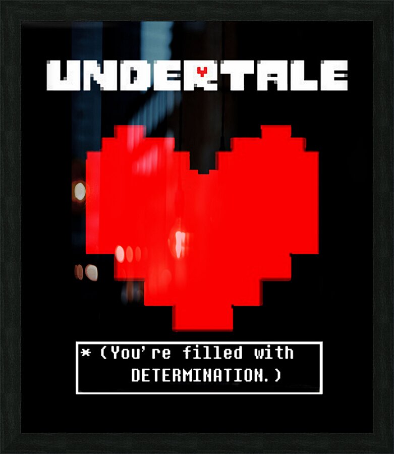 Undertale 15 Picture Frame print