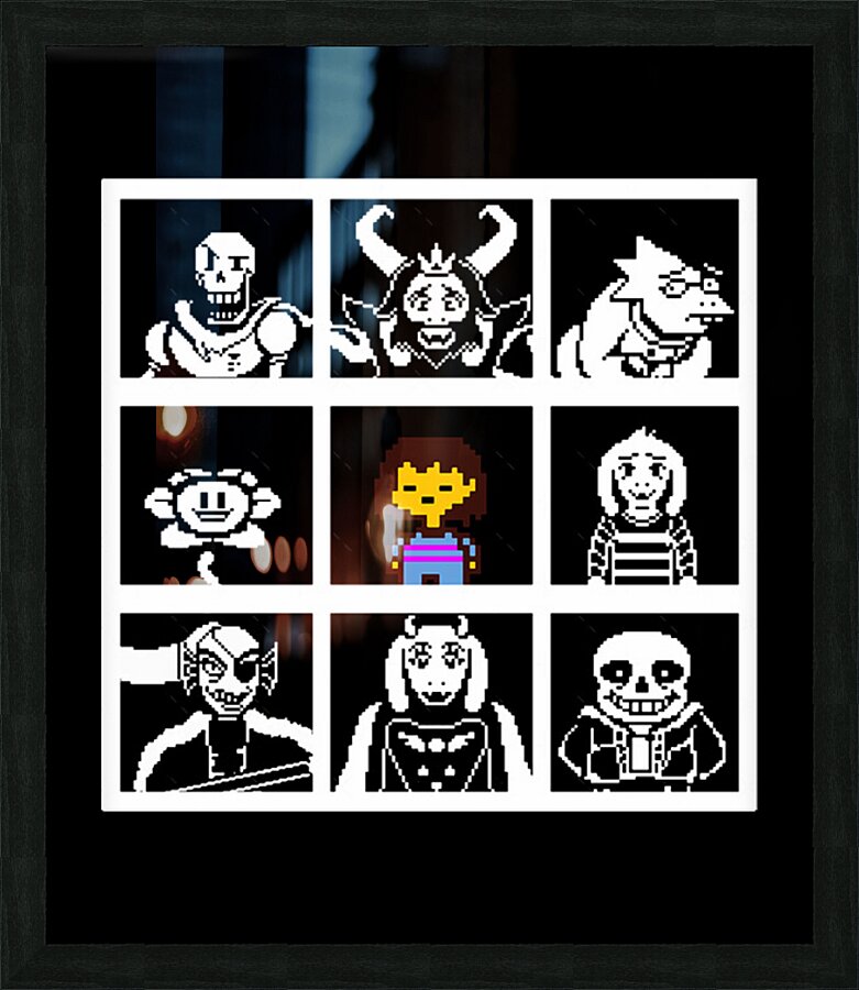 Undertale 19 Picture Frame print