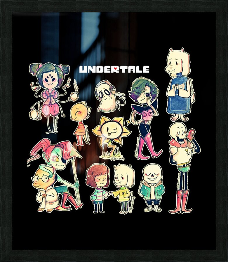 Undertale 21 Picture Frame print