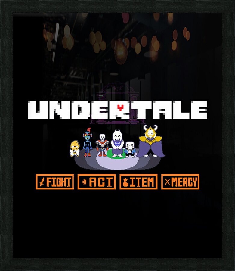 Undertale 25 Picture Frame print