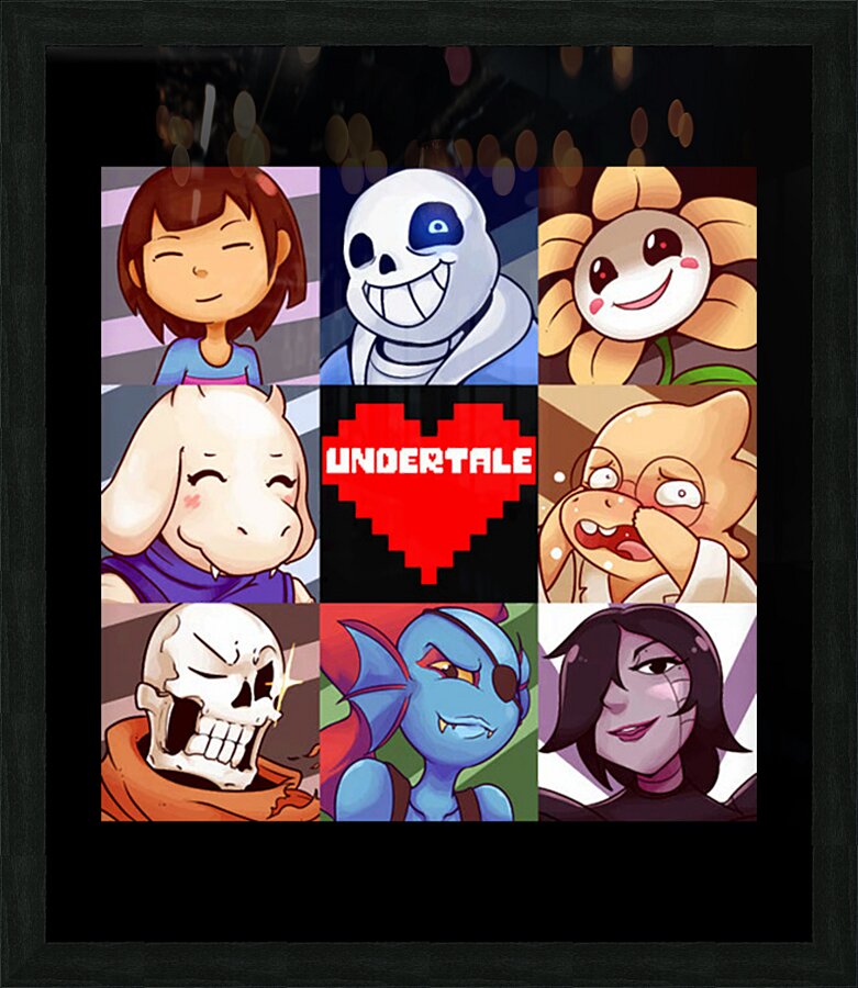 Undertale 29 Picture Frame print