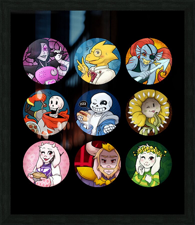 Undertale 31 Picture Frame print