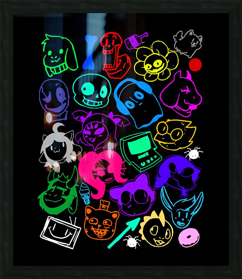 Undertale 33 Picture Frame print