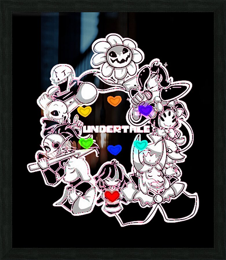 Undertale 34 Picture Frame print