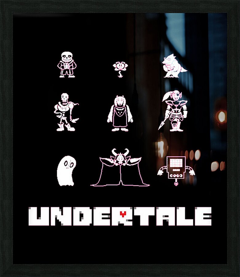Undertale 41 Picture Frame print