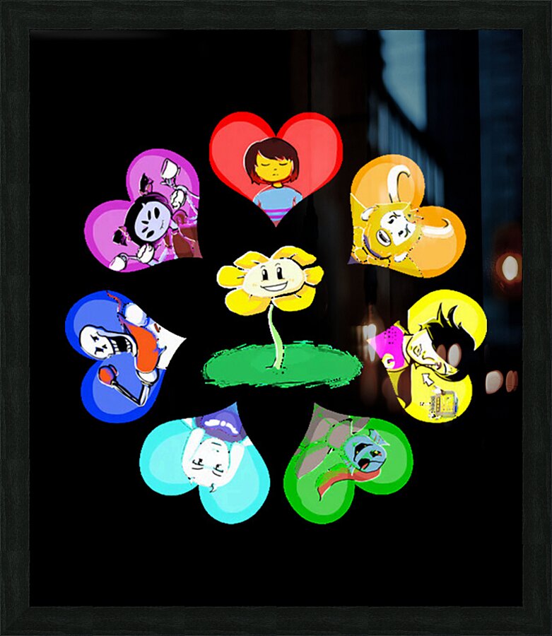 Undertale 47 Picture Frame Printing