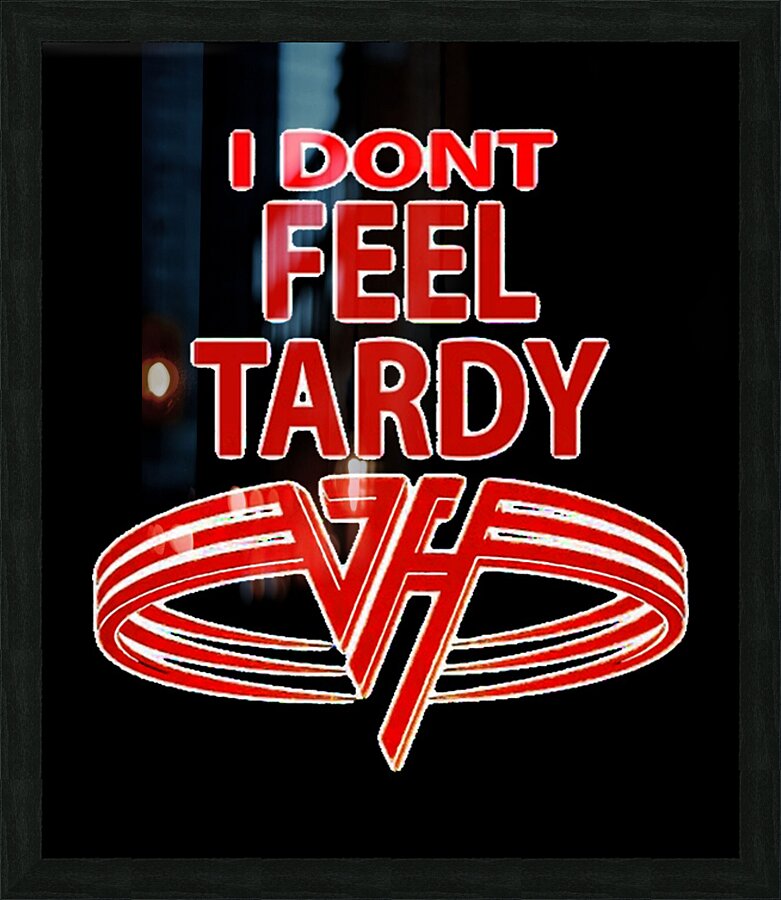 Van Halen 3 Picture Frame print