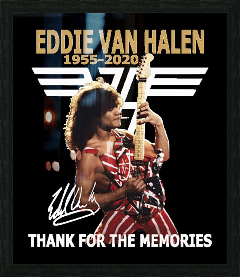 Van Halen 7 Picture Frame print