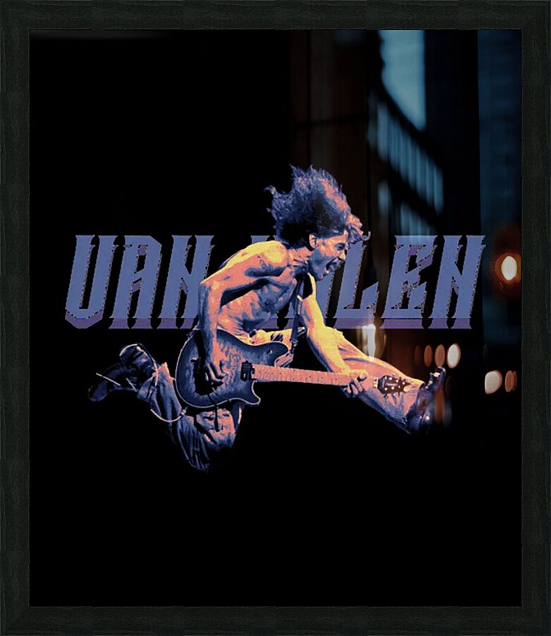 Van Halen 12 Picture Frame print