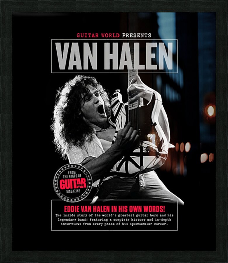 Van Halen 14 Picture Frame print