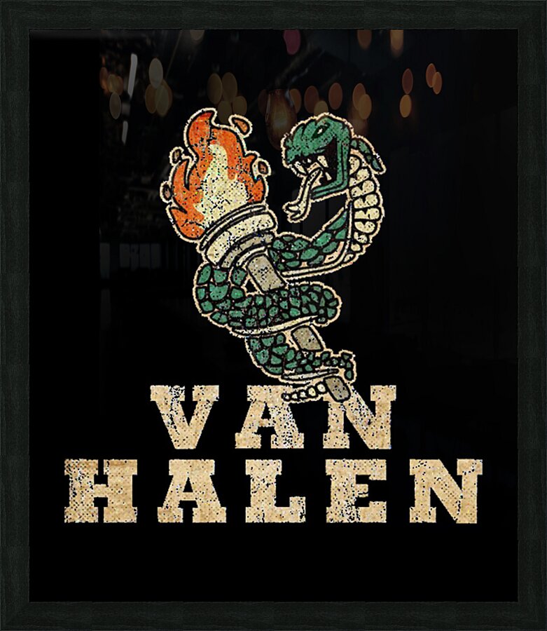 Van Halen 16 Picture Frame print