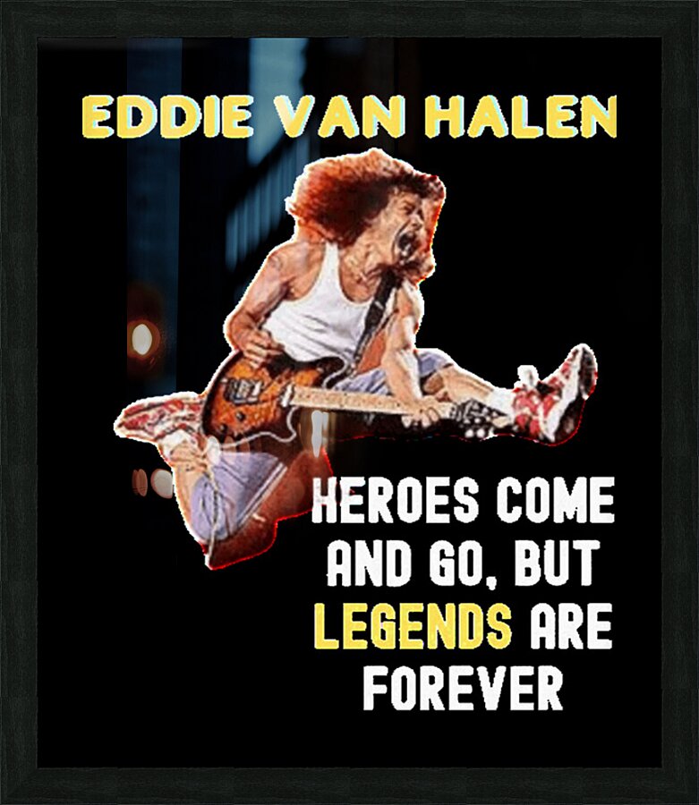 Van Halen 19 Picture Frame print