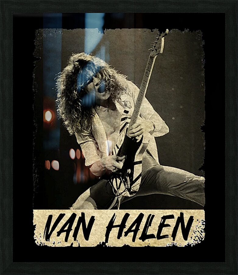 Van Halen 21 Picture Frame print