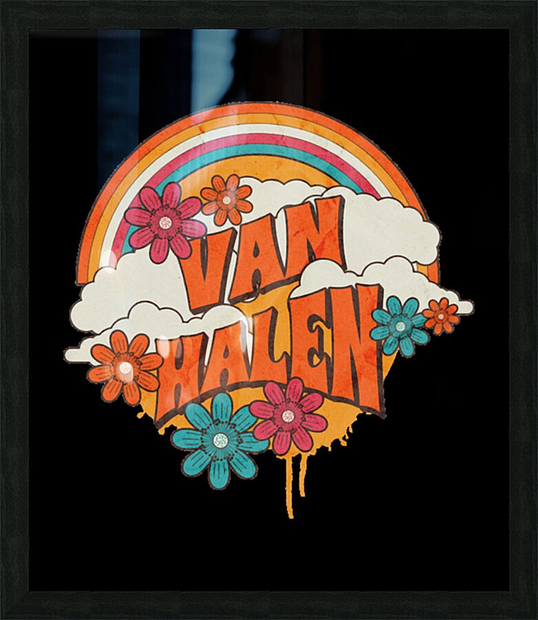 Van Halen 23 Picture Frame print