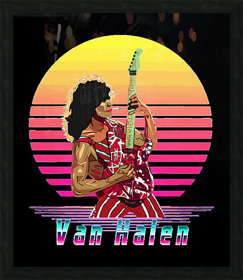 Van Halen 25 Picture Frame print