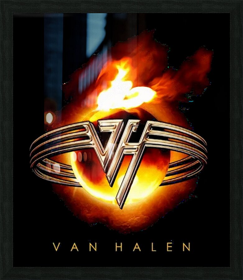 Van Halen 27 Picture Frame print