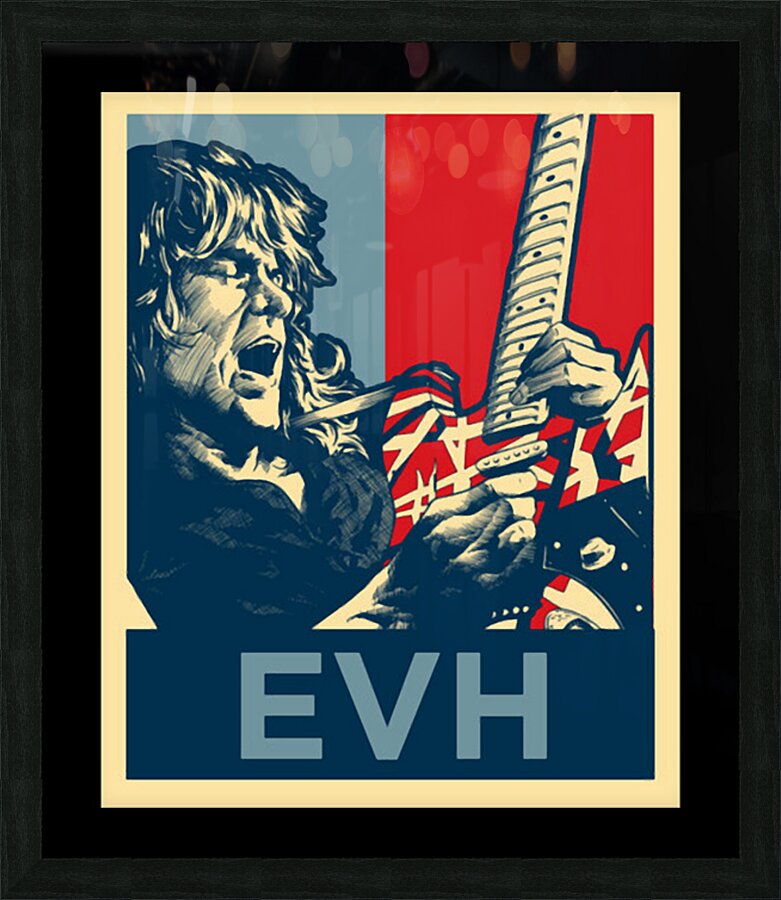 Van Halen 28 Picture Frame print