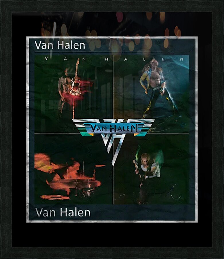 Van Halen 29 Picture Frame print