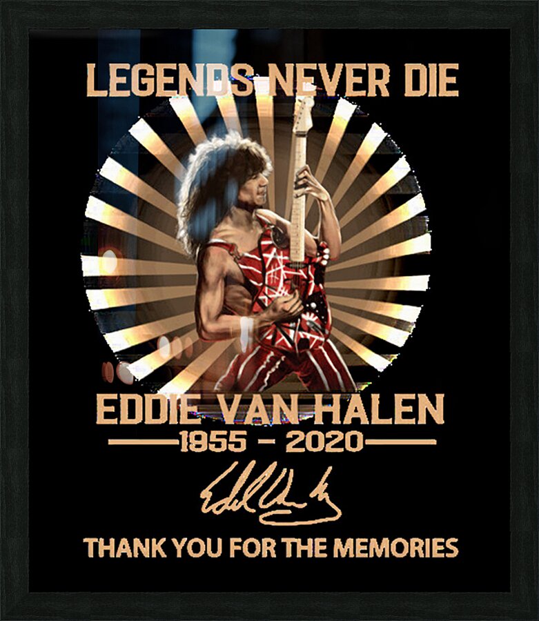 Van Halen 30 Picture Frame print