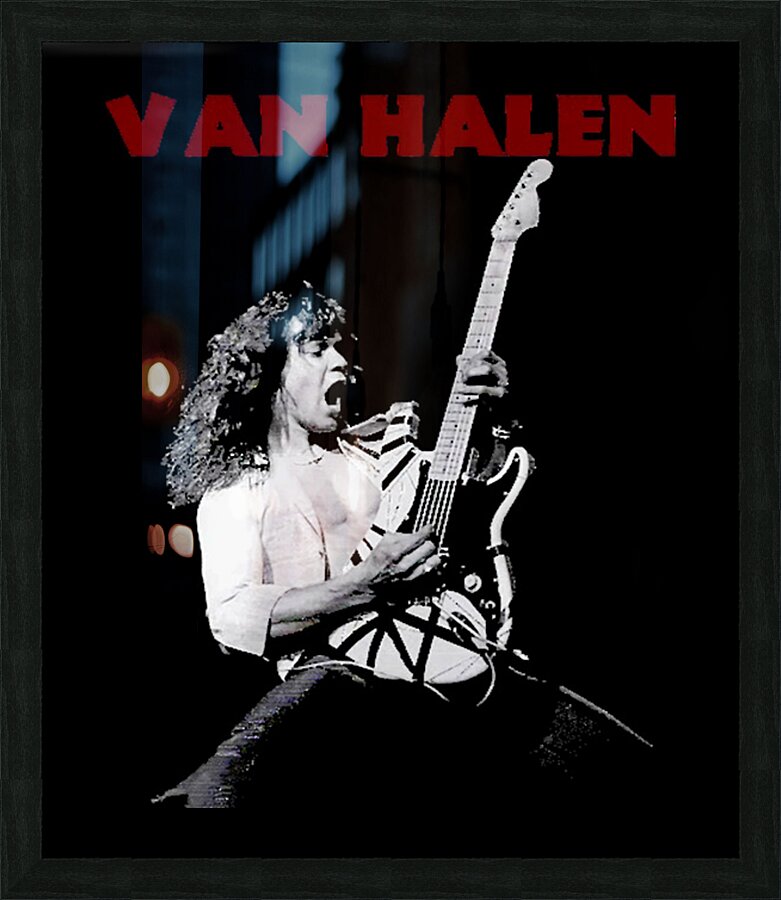 Van Halen 32 Picture Frame print