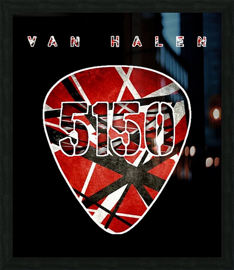 Van Halen 39 Picture Frame print