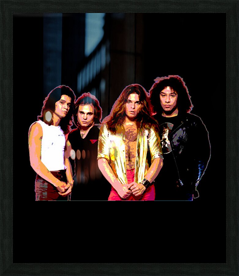 Van Halen 40 Picture Frame print