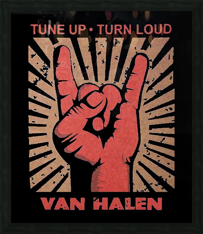 Van Halen 44 Picture Frame print
