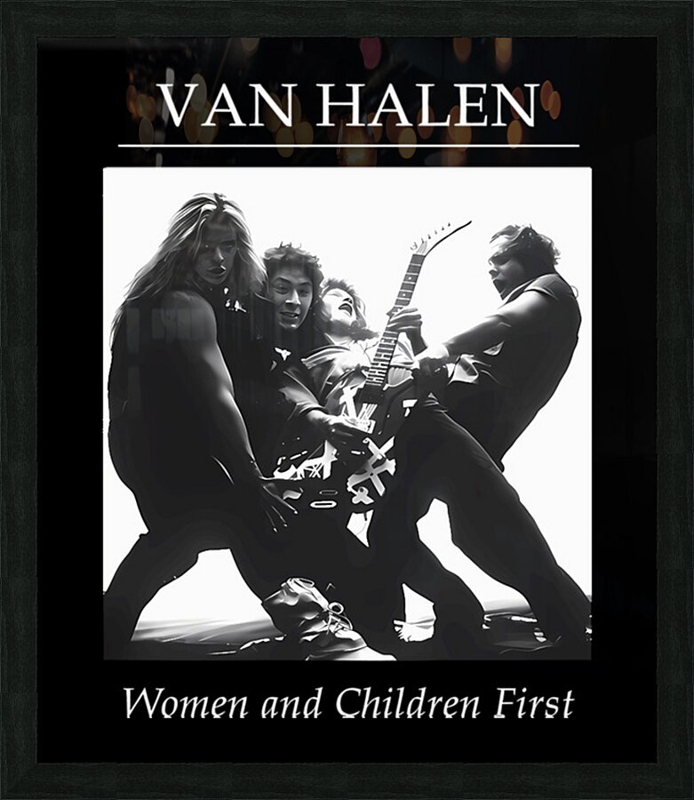Van Halen 47 Picture Frame print