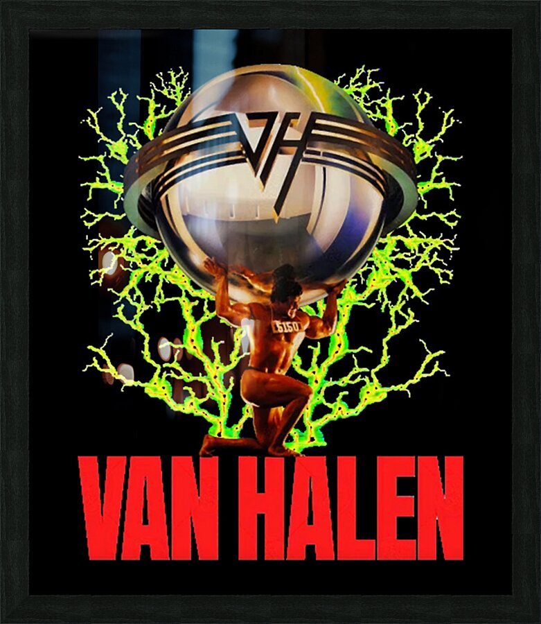 Van Halen 49 Picture Frame print