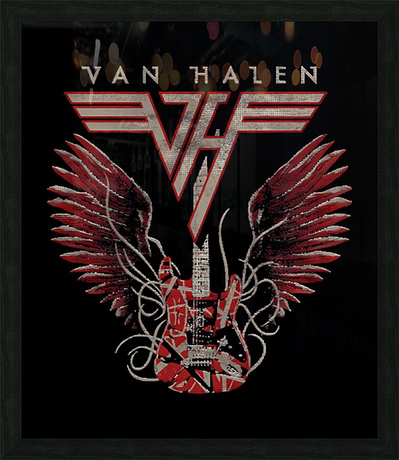 Van Halen 50 Picture Frame print